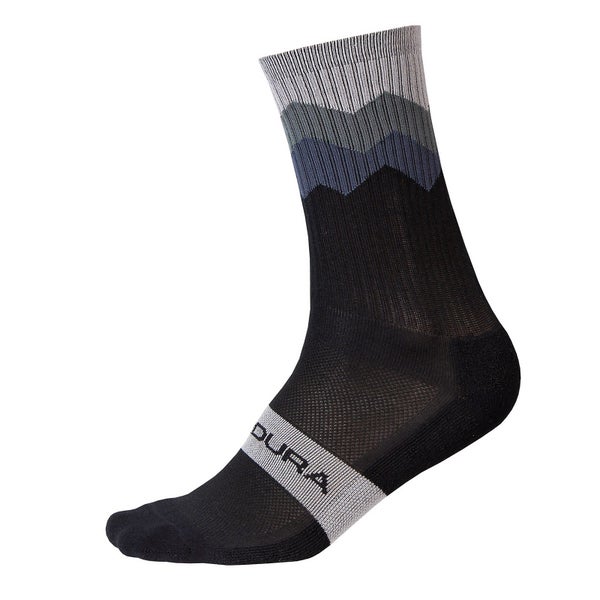 Men's Jagged Sock - Black