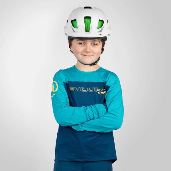 Kids's MT500 Burner L/S Jersey - Blueberry