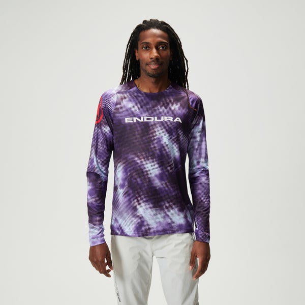 Men's Pixel Cloud L/S Tee LTD - Thistle